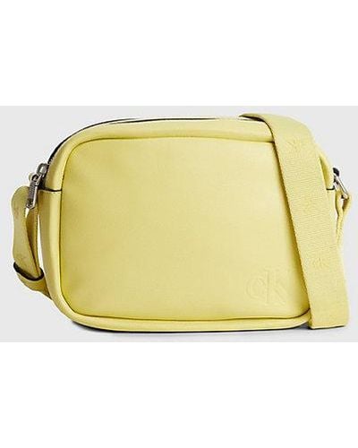 Calvin Klein Crossbody Bag aus Kunstleder - Gelb