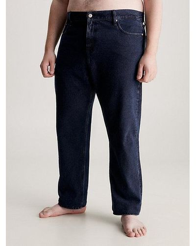 Calvin Klein Tapered Jeans in großen Größen - Blau