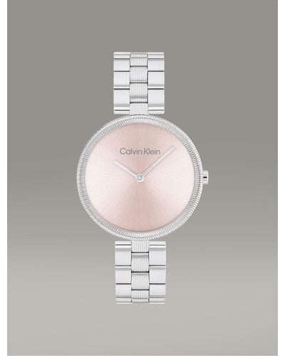 Calvin Klein Minimal Link Bracelet Watch - White