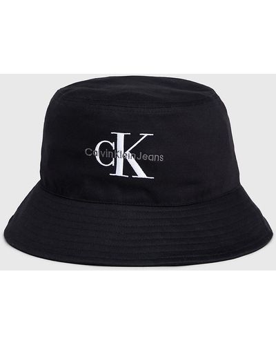 Calvin Klein Twill Logo Bucket Hat - Black