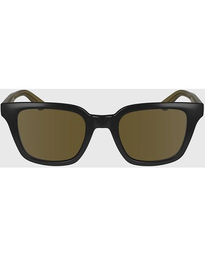 Calvin Klein Lunettes de soleil rectangulaires CK24506S - Noir