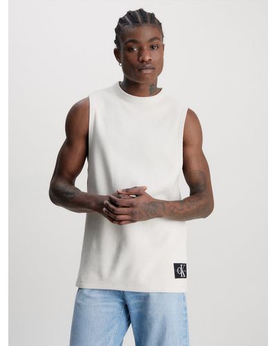 T-shirts sans manches et débardeurs Calvin Klein pour homme | Réductions en  ligne jusqu'à 50 % | Lyst