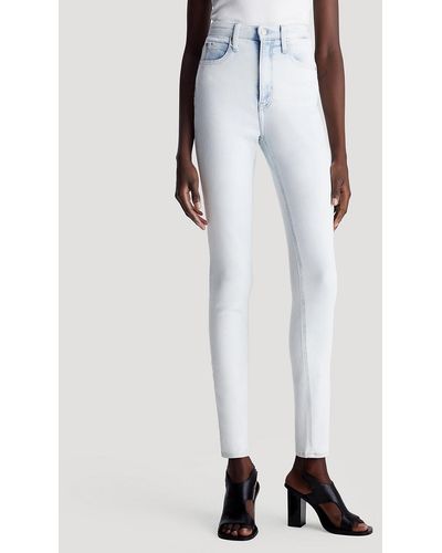 Calvin Klein High Rise Skinny Jeans - White