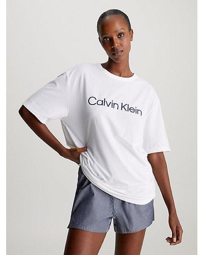 Calvin Klein Pyjamatop - Pure Cotton - Wit