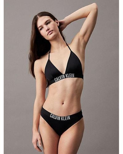 Calvin Klein Parte de abajo de bikini clásica - Intense Power - Negro