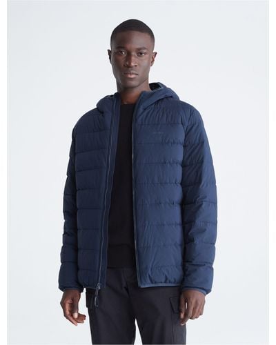 Calvin Klein Packable Puffer Jacket - Blue
