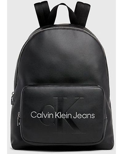 Calvin Klein Runder Rucksack - Schwarz