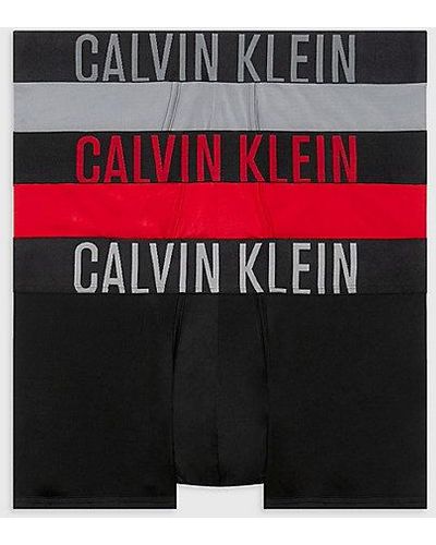 Calvin Klein 3-pack Boxershorts Met Lage Taille - Intense Power - Rood