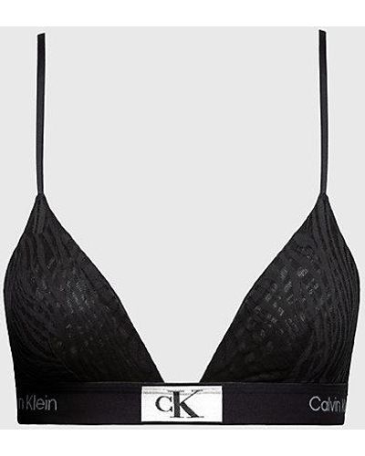 Calvin Klein Kanten Triangel-bh - Ck96 - Zwart