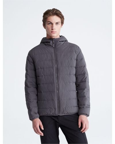 Calvin Klein Packable Puffer Jacket - Gray