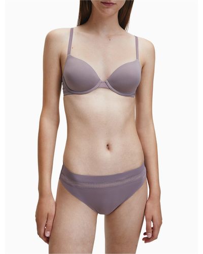 Calvin Klein Perfectly Fit Flex Lightly Lined Demi Bra - Multicolor
