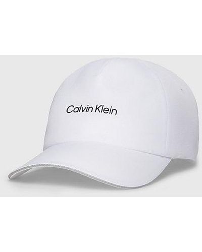 Calvin Klein Logo-Kappe - Weiß