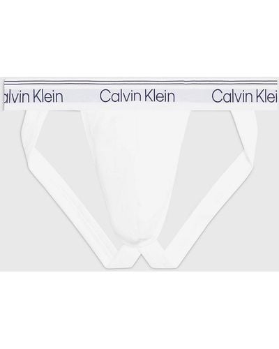 Calvin Klein String pour homme - Athletic Cotton - Blanc