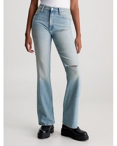 Calvin Klein Jeans bootcut - Azul