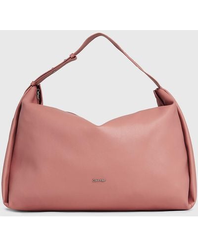 Calvin Klein Large Hobo Bag - Pink