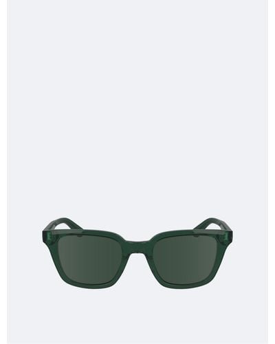 Calvin Klein Classic Rectangle Sunglasses - Green