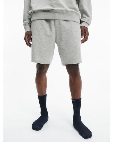 Calvin Klein Lounge Shorts - Modern Cotton Terry - Grey