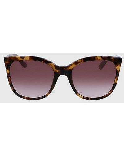 Calvin Klein Rechteckige Sonnenbrille CK23500S - Mehrfarbig