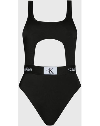 Calvin Klein Maillot de bain ajouré - CK96 - Noir