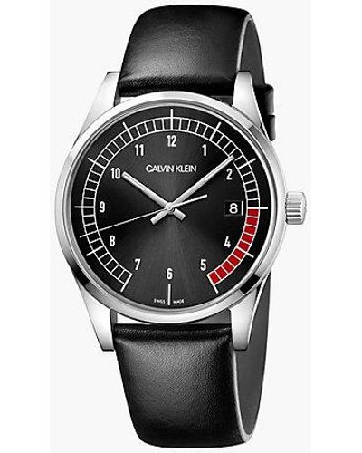 Calvin Klein Armbanduhr Und Armband Im Geschenkset - Schwarz