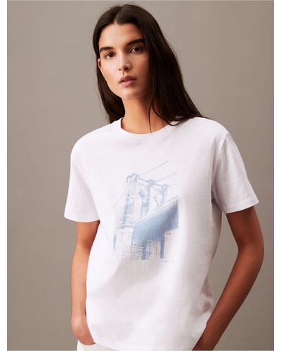 Calvin Klein Brooklyn Bridge Classic T-shirt - White