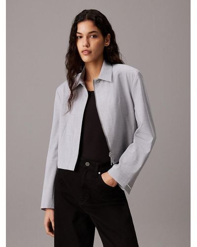Calvin Klein Oversized Suiting Jacket - Grey