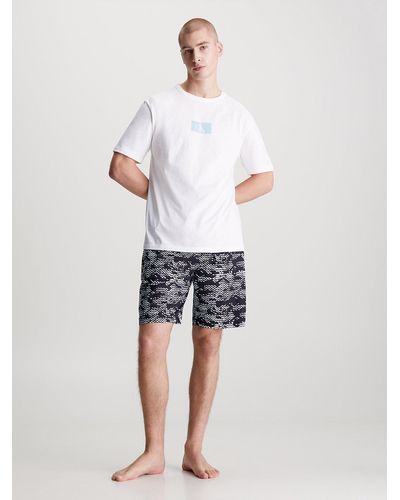 Calvin Klein Shorts Pyjama Set - Ck96 - White