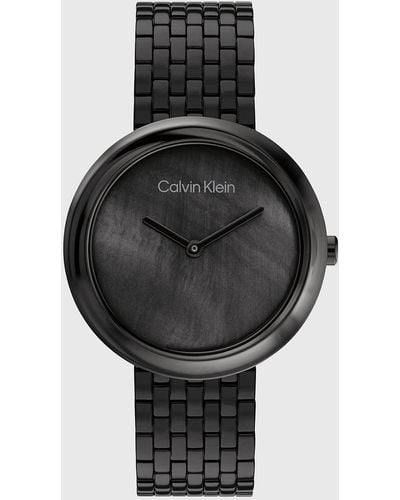 Calvin Klein Montre - Twisted Bezel - Noir