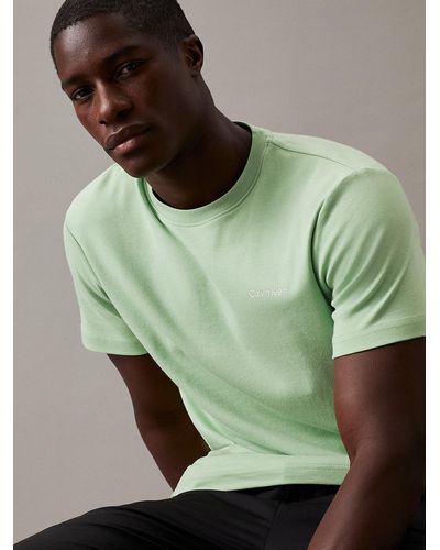 Calvin Klein Cotton Blend T-shirt - Green