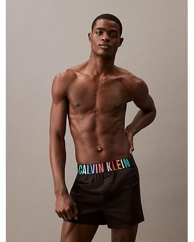 Calvin Klein Bóxeres de tela slim - Intense Power Pride - Marrón