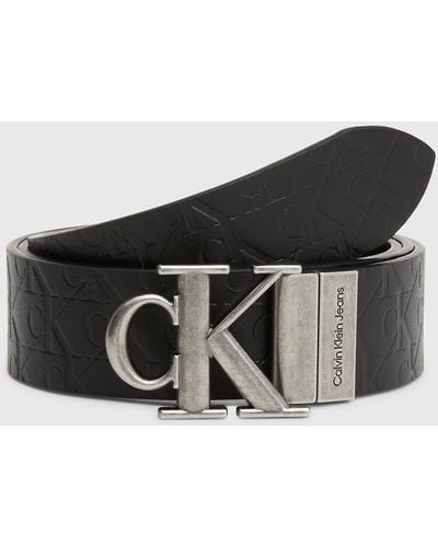Calvin Klein Reversible Leather Belt - Multicolour