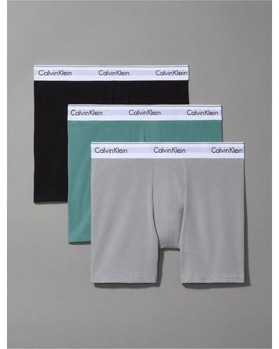 Calvin Klein Modern Cotton Stretch 3 Pack Boxer Brief - Multicolor