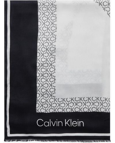 Écharpes et foulards Calvin Klein pour femme | Réductions en ligne jusqu'à  56 % | Lyst