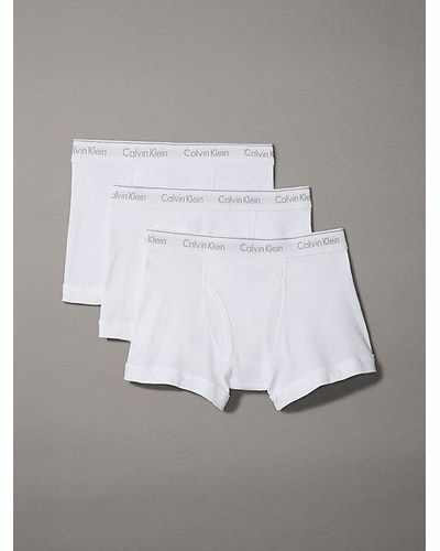 Calvin Klein Pack de 3 bóxer adjusted clásicos de algodón - Gris