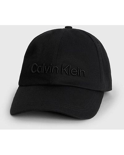 Calvin Klein Organic Cotton Cap - - Black - Men - One Size - Zwart