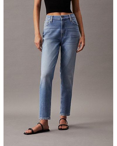 Calvin Klein Mom Jeans - Blau