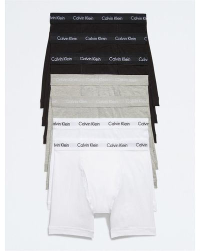 Calvin Klein Cotton Stretch 7-pack Boxer Brief - Black