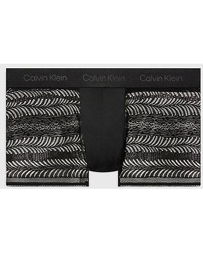 Calvin Klein Bóxeres de tiro bajo - CK Sculpt - Negro