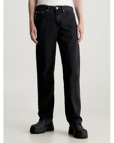 Calvin Klein 90's Straight Jeans - Zwart