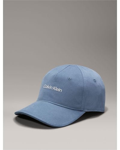 Calvin Klein Logo Embroidery Baseball Cap - Blue