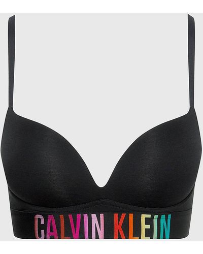 Calvin Klein Push Up Plunge Bra - Intense Power Pride - Black