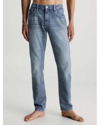 Calvin Klein Jean Straight authentique - Bleu