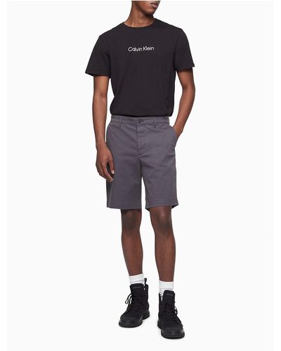 Calvin Klein Slim Fit Comfort Chino Shorts - Multicolor