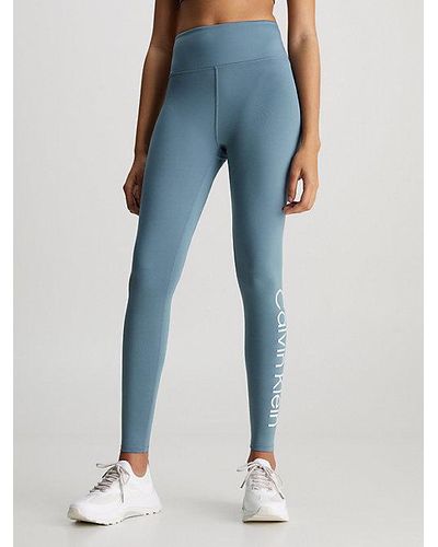 Calvin Klein Sportlegging Met Logo - Blauw