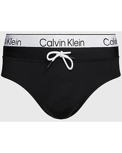 Calvin Klein Bañador slip - CK Meta Legacy - Negro