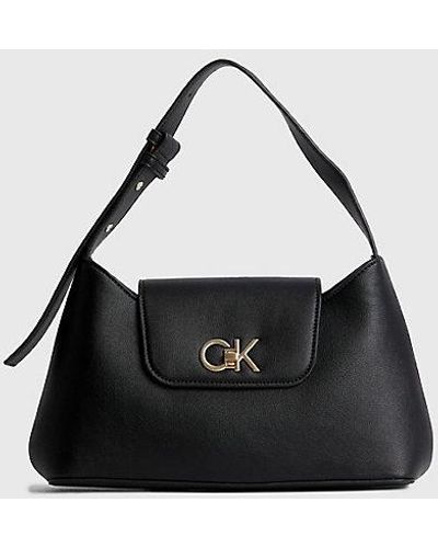 Calvin Klein Gerecyclede Hobo Bag - Zwart