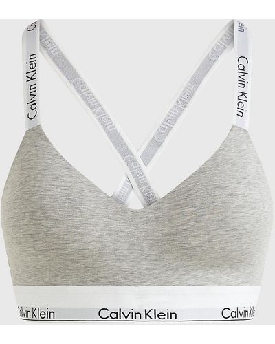 Calvin Klein Bralette - Modern Cotton - - Grey - Women - Xs