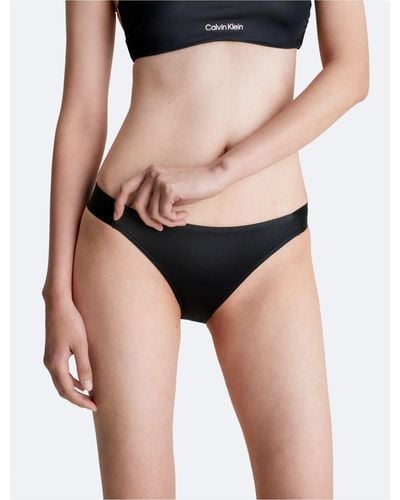 Calvin Klein Cheeky Bikini Bottom - Black