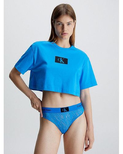 Calvin Klein Camiseta de estar por casa - CK96 - Azul