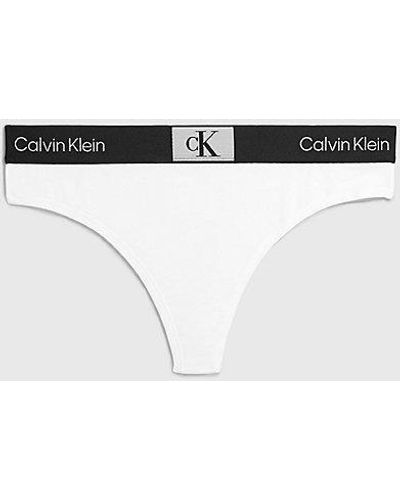 Calvin Klein String - Ck96 - Wit